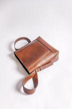 Colette-Ladies Leather Tote bag, Cognac