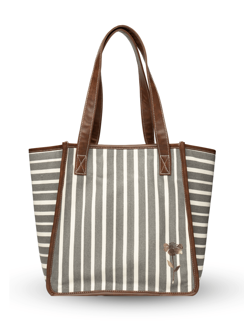 Retro Stripe Ladies Work Tote