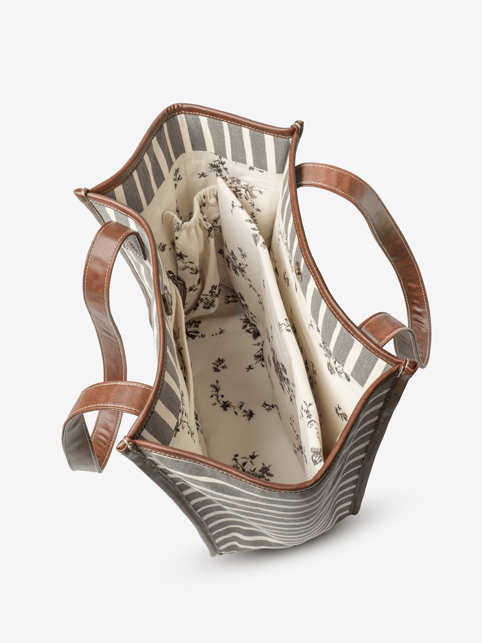 Retro Stripe Ladies Work Tote