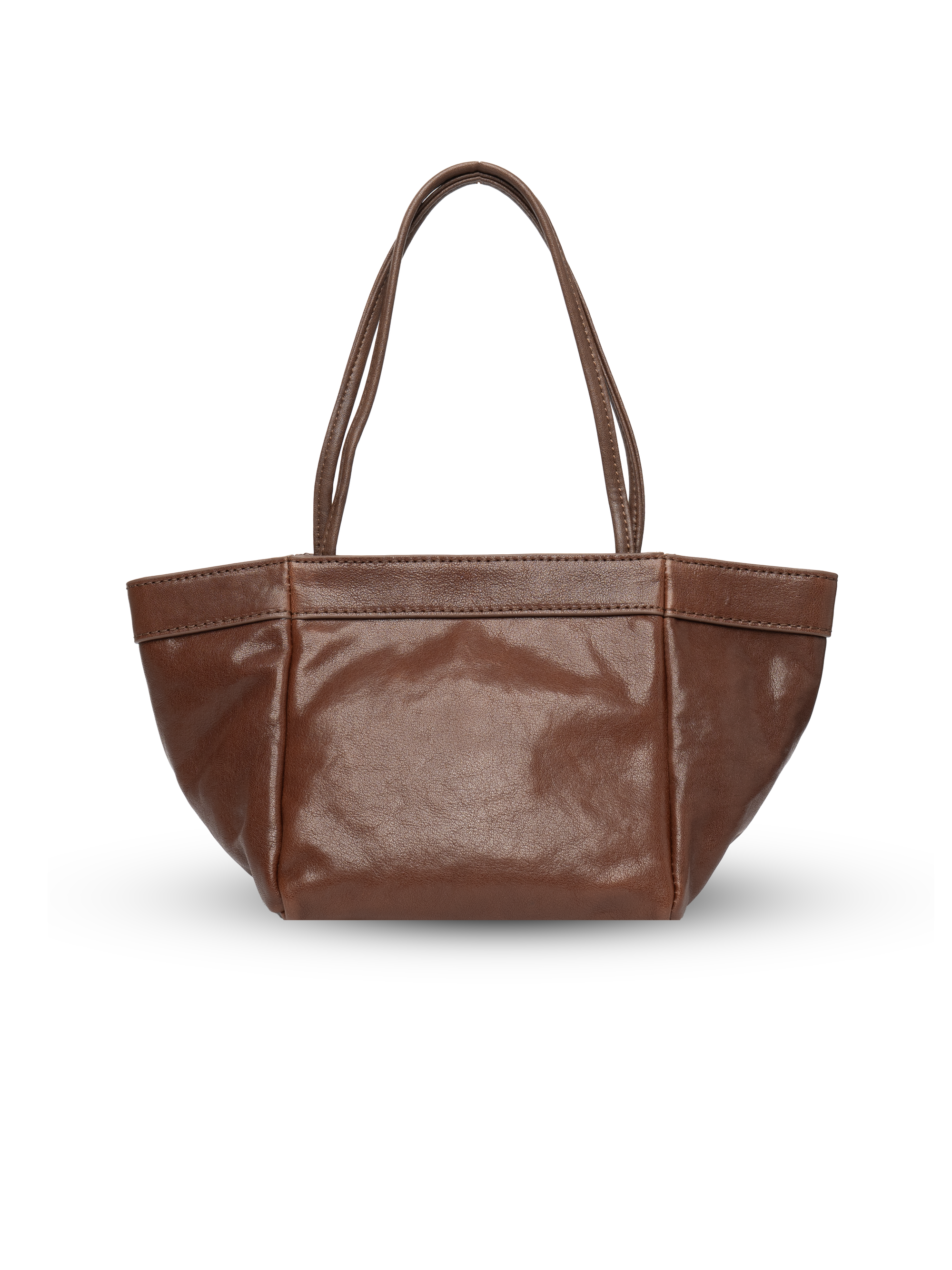 Scatto - Ladies Leather Hand Bag I Dark Brown