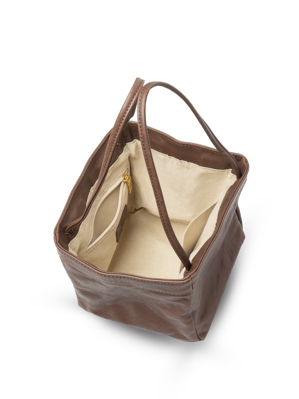 Scatto - Ladies Leather Hand Bag I Dark Brown