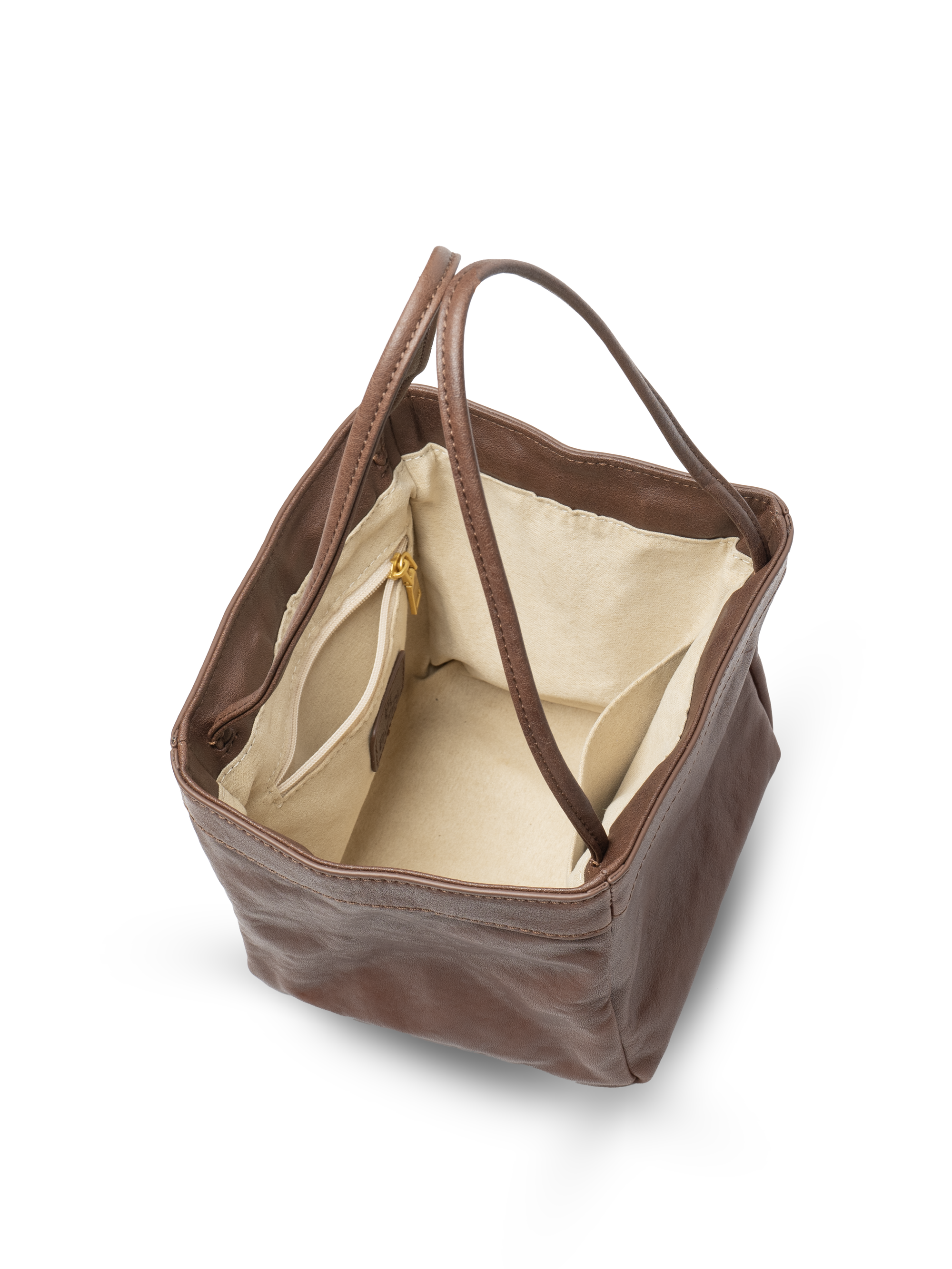Scatto - Ladies Leather Hand Bag I Dark Brown