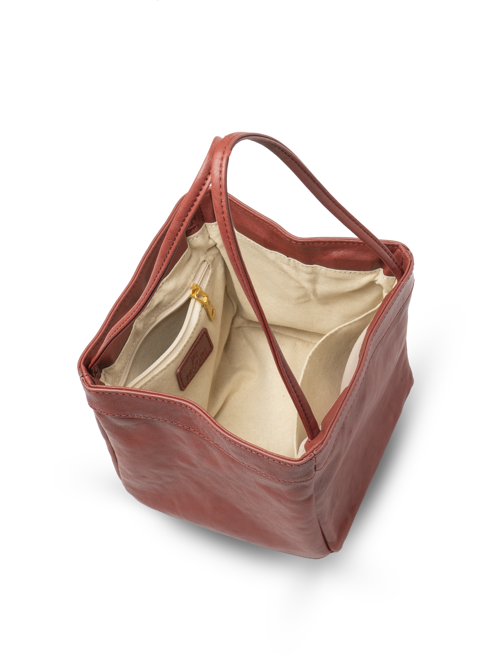 Scatto - Ladies Leather Hand Bag I Dark Red