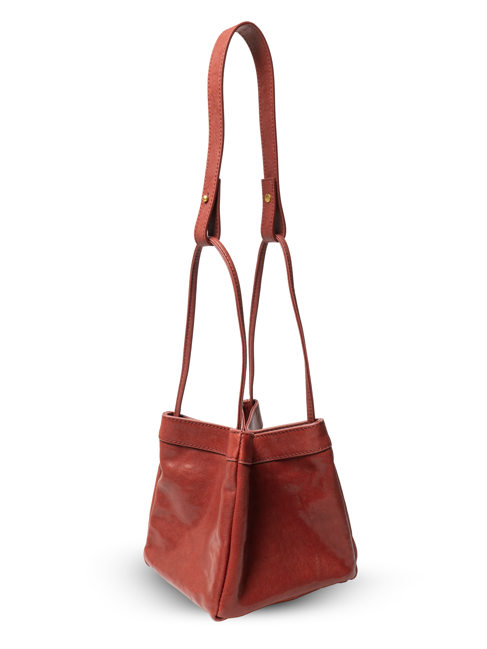 Scatto - Ladies Leather Hand Bag I Dark Red
