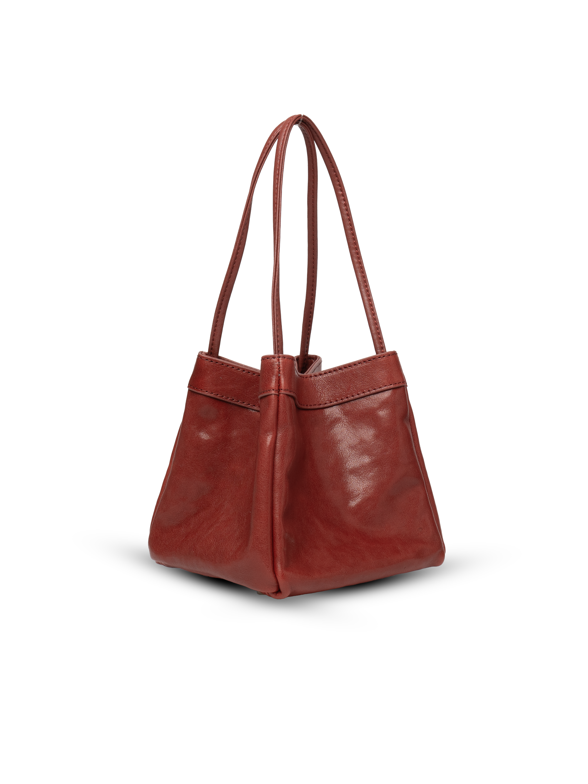 Scatto - Ladies Leather Hand Bag I Dark Red