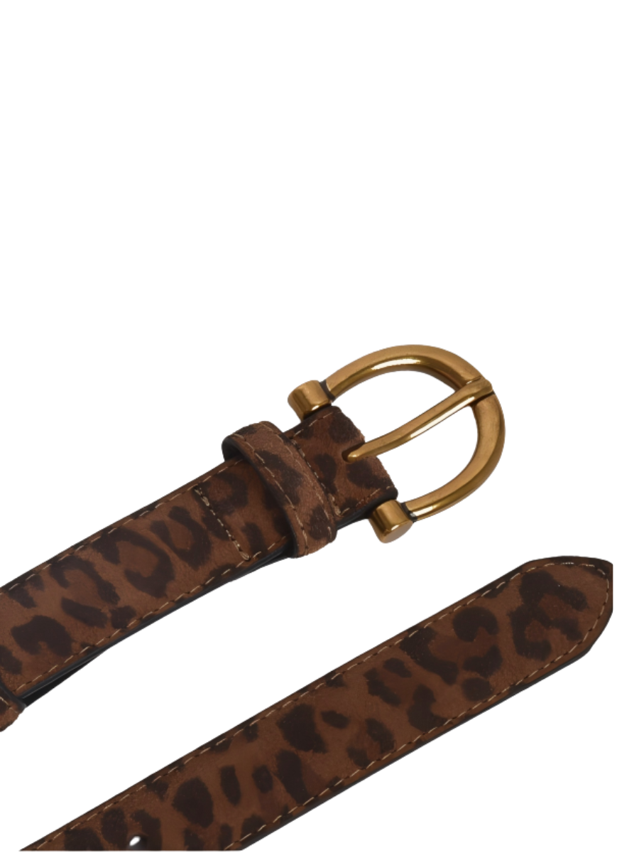 Sophie - Ladies leather Belt, animal print