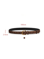 Sophie - Ladies leather Belt, animal print
