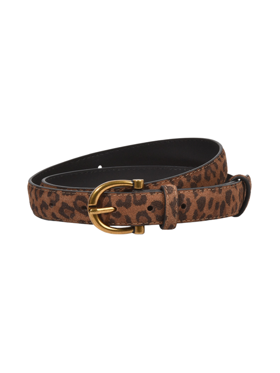 Sophie - Ladies leather Belt, animal print