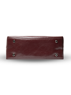 Terra - Ladies Leather Satchel Bag | Bordo