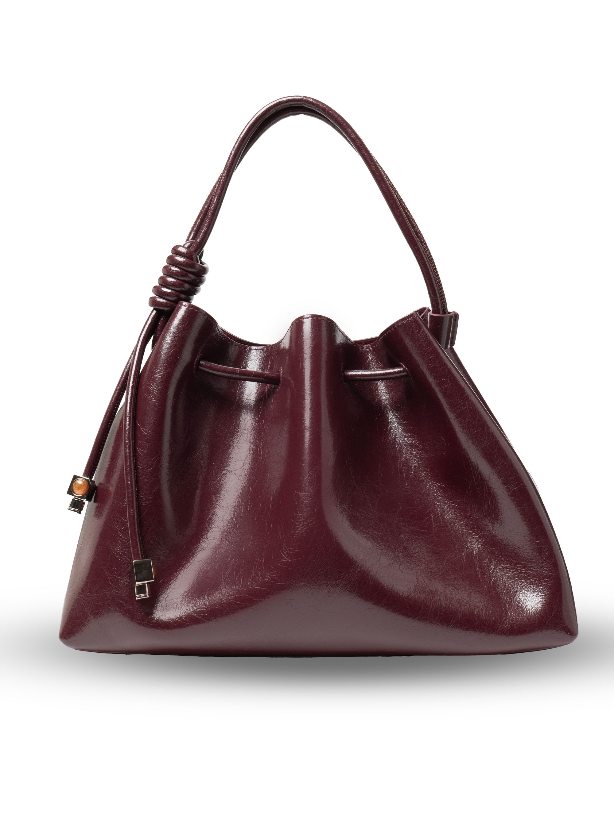 Terra - Ladies Leather Satchel Bag | Bordo