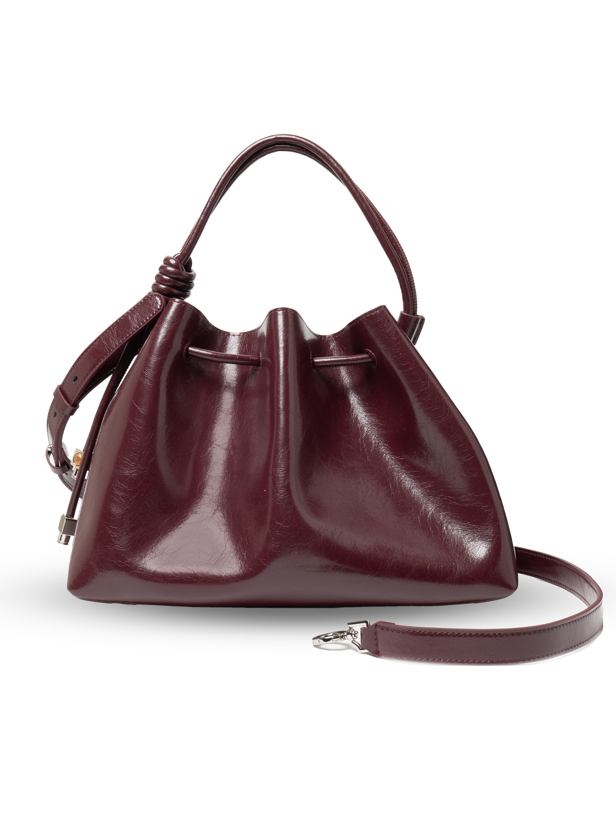 Terra - Ladies Leather Satchel Bag | Bordo