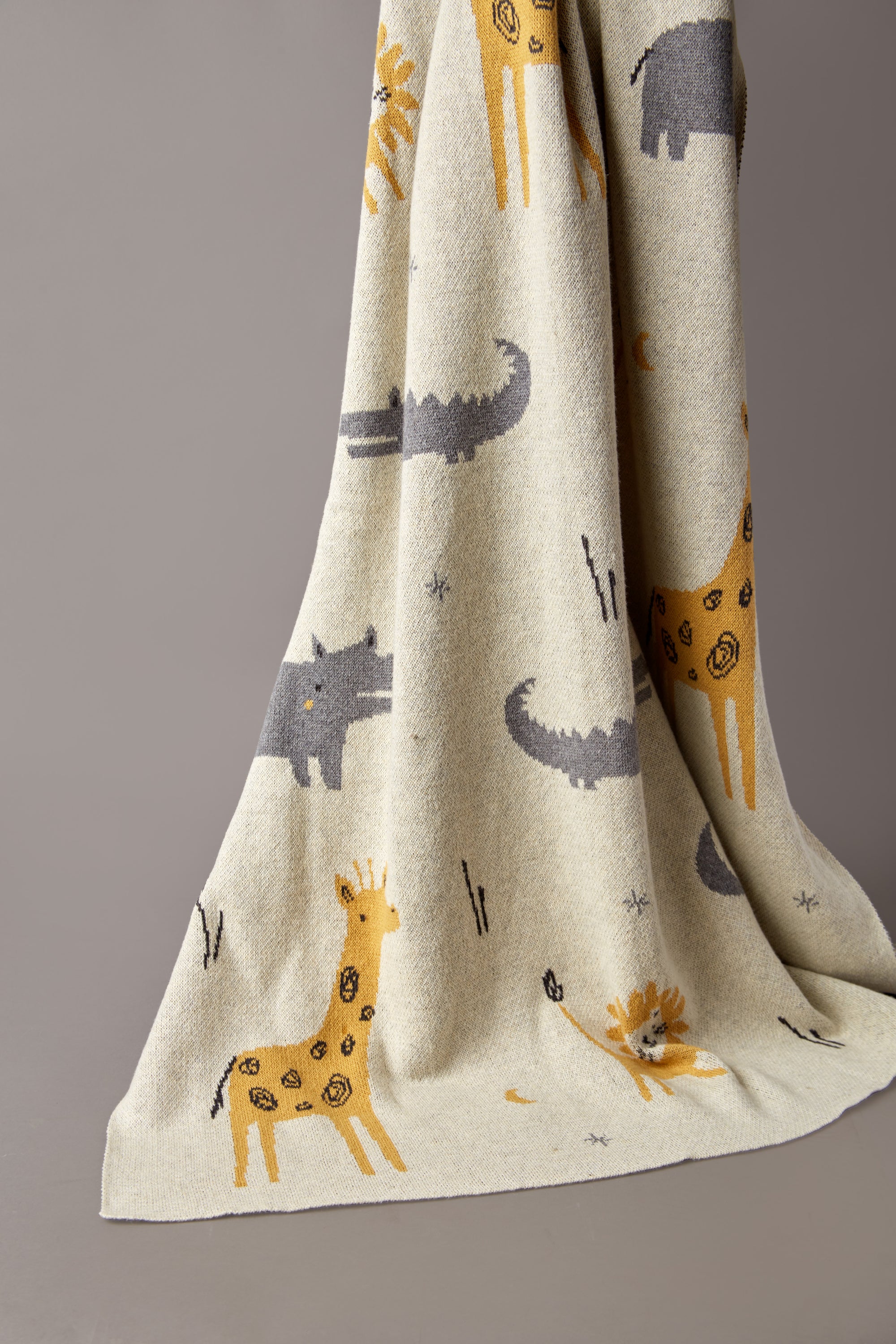Baby Blanket With Animal Design