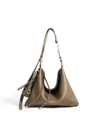 Lusso - Ladies Leather Satchel Bag | Taupe