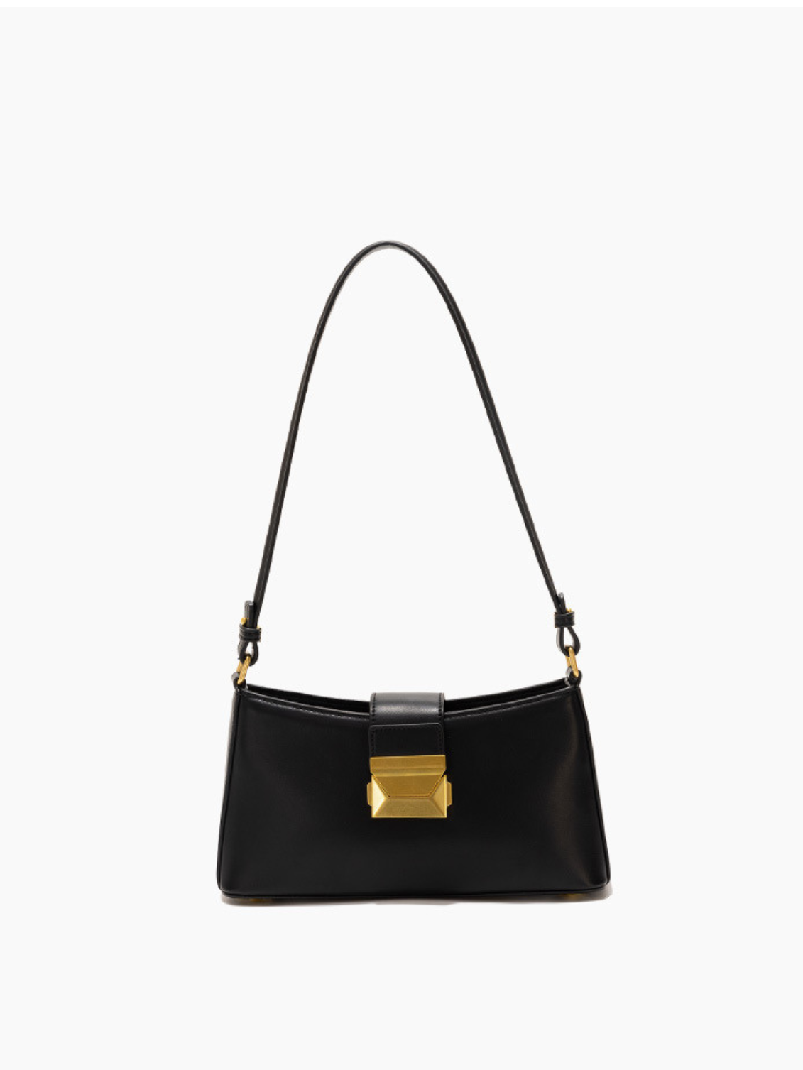 Felice - Ladies Baguette Bag Faux Leather | Black