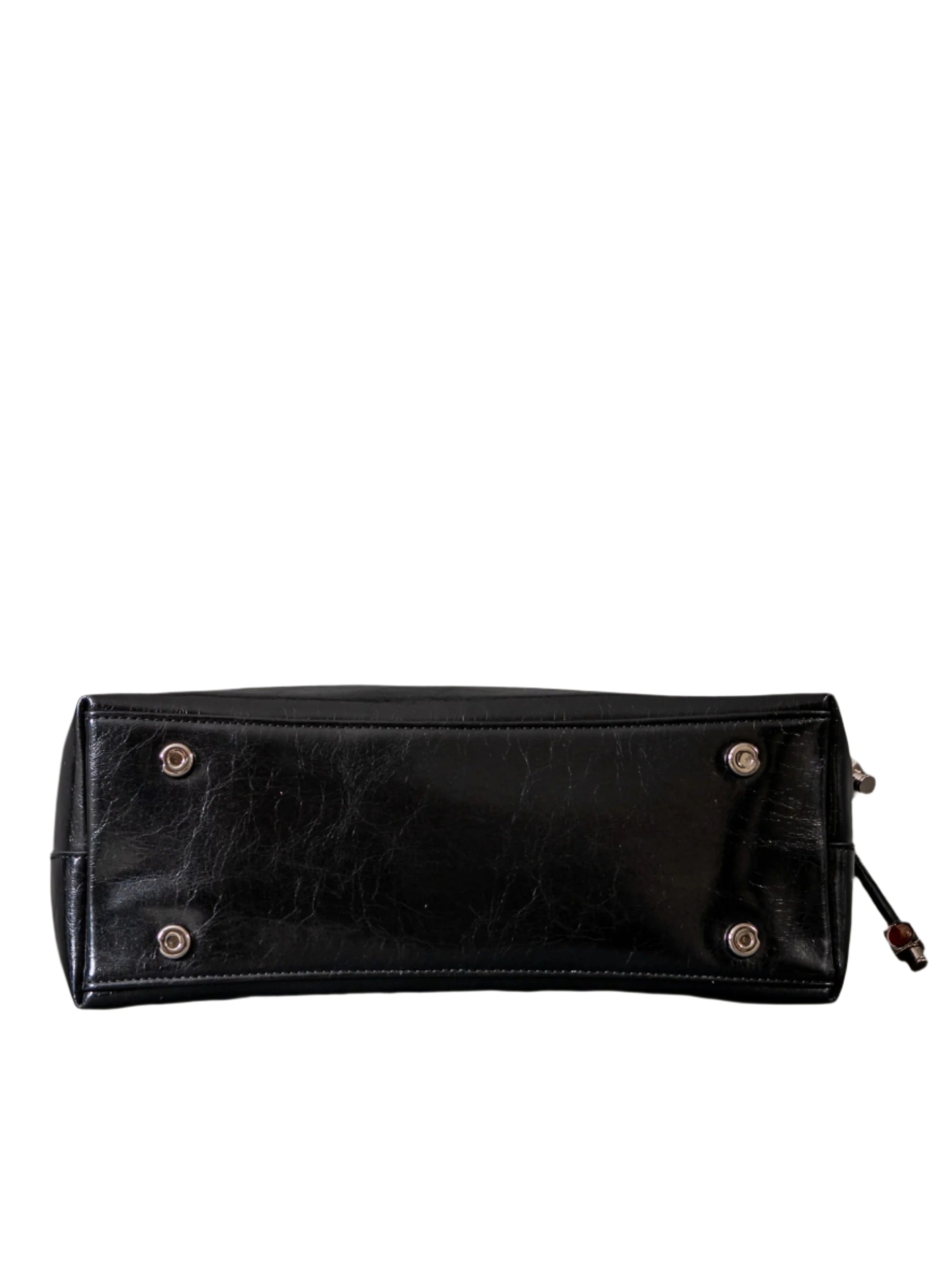Terra - Ladies Leather Satchel Bag | Black