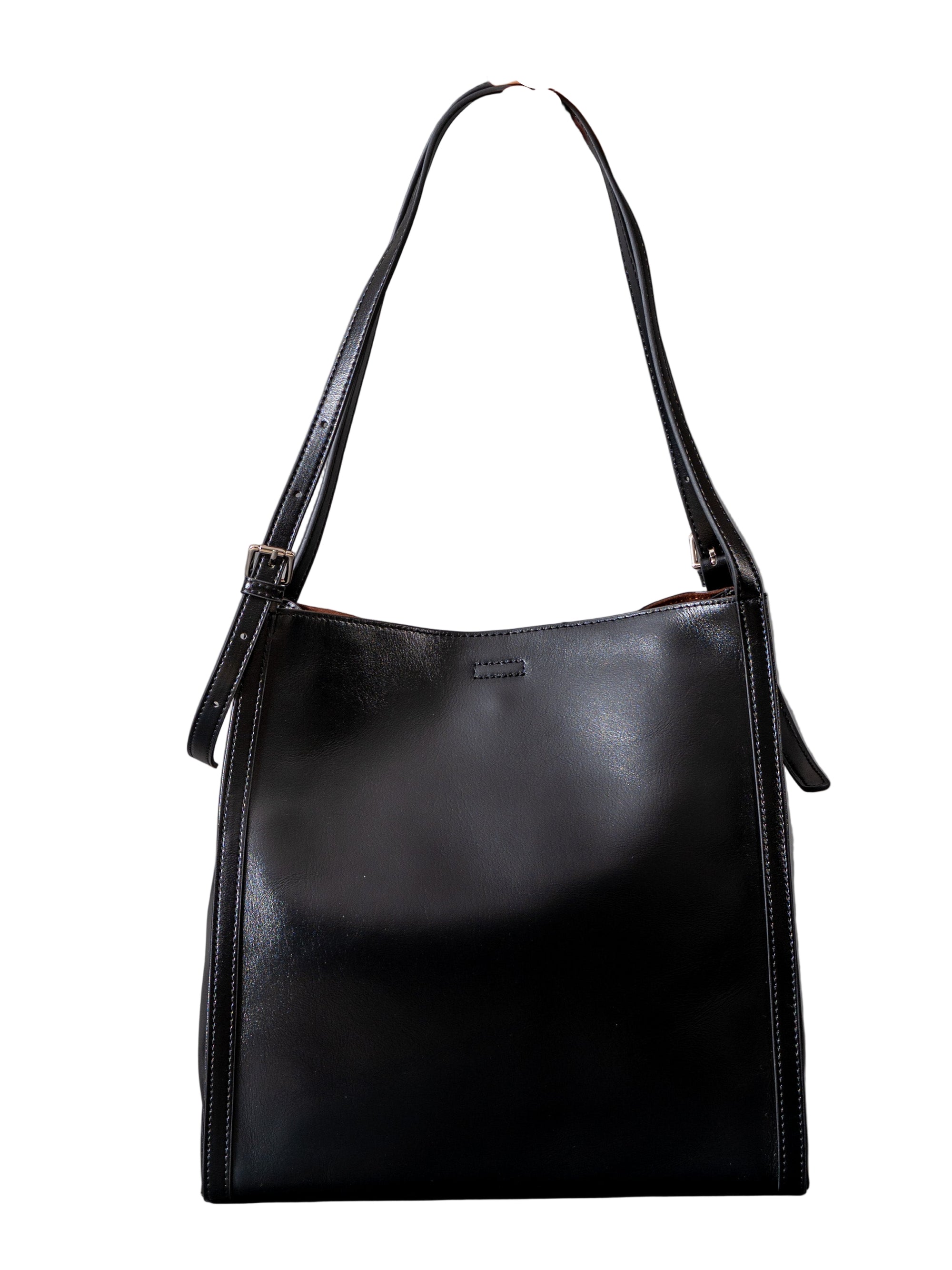 Siena - Ladies Leather Tote Bag | Black