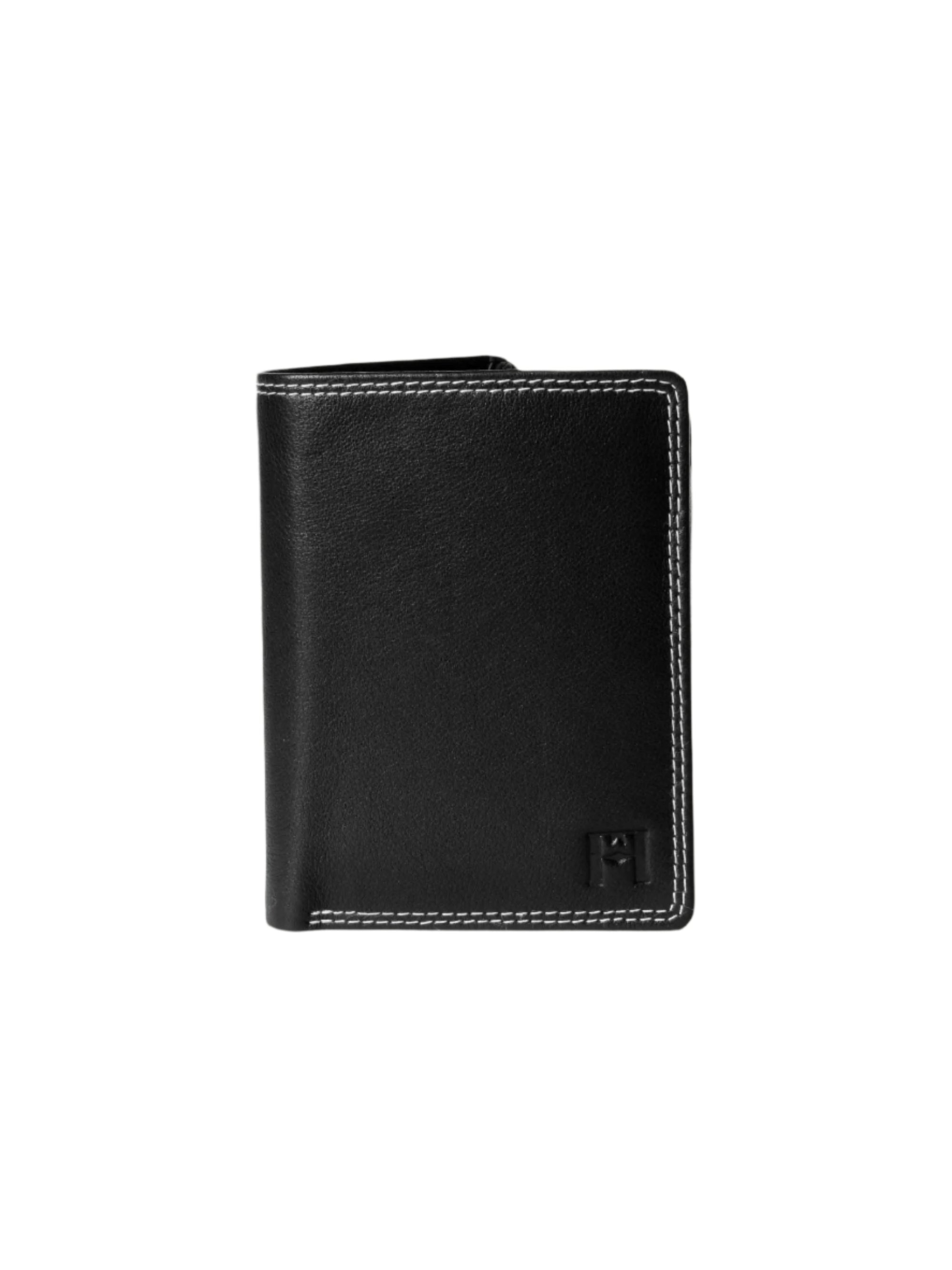 Filato Portrait Men's Leather Wallet With RFID | Black