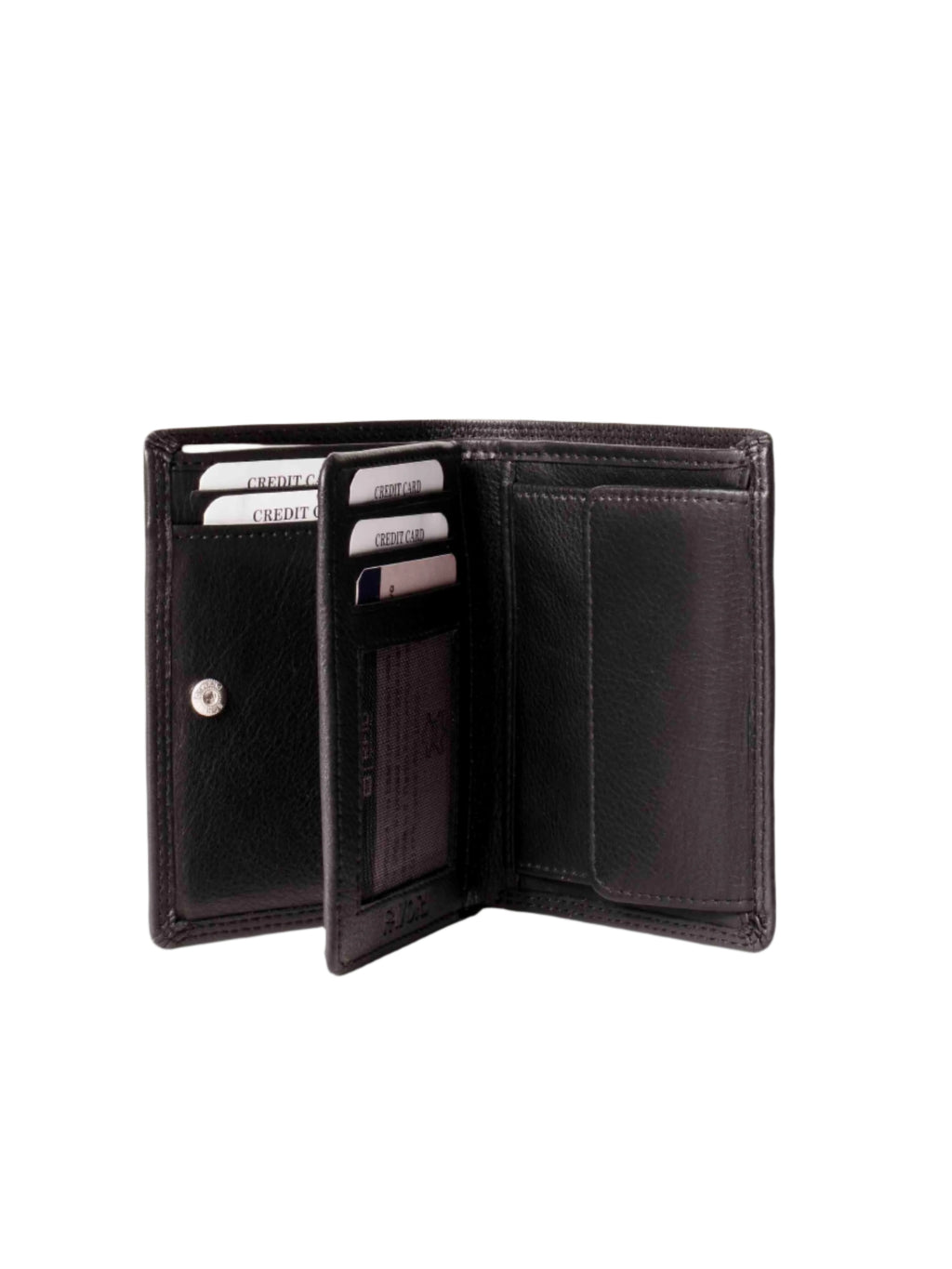 Filato Portrait Men's Leather Wallet With RFID | Black