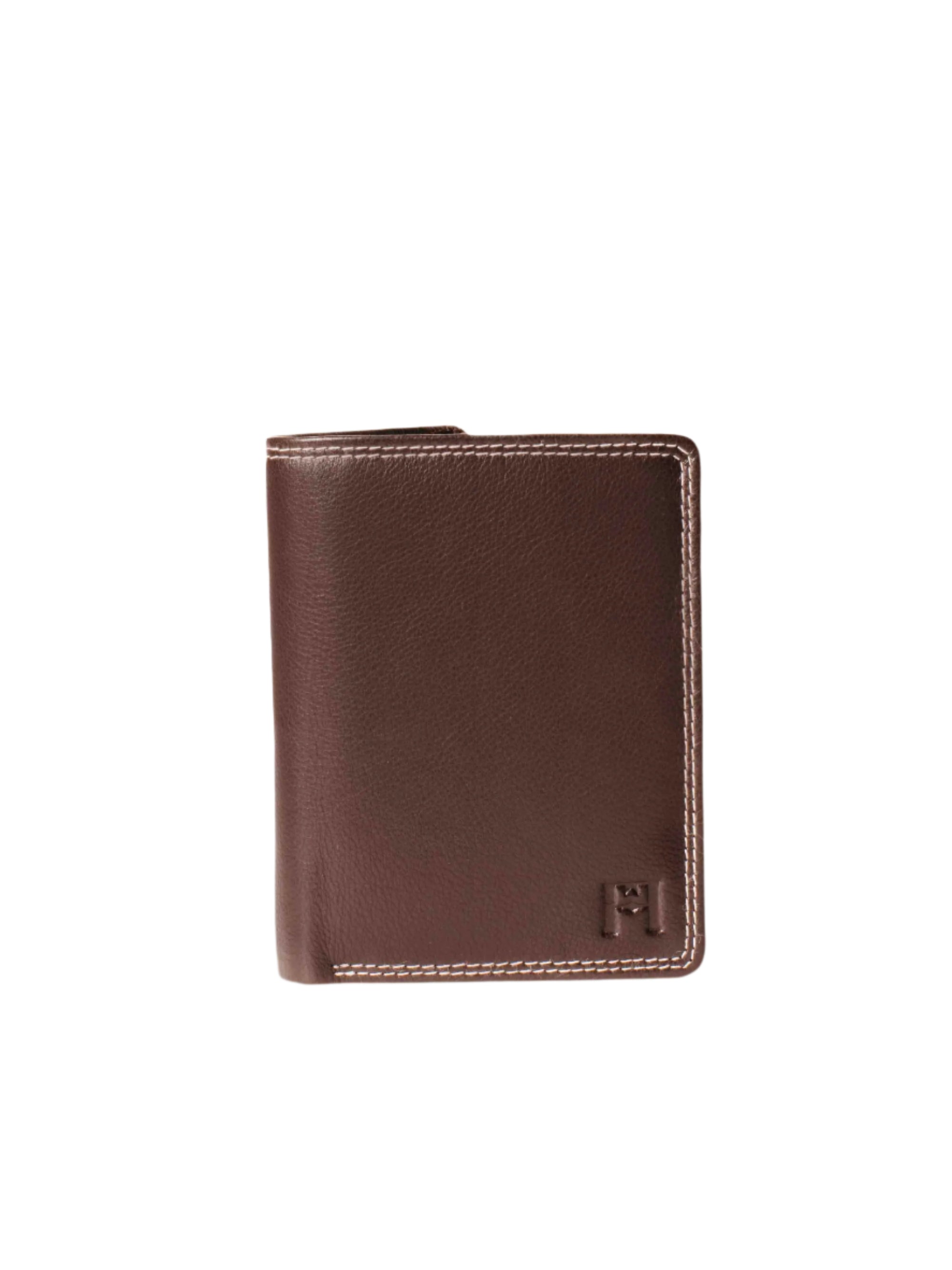 Filato Portrait Men's Leather Wallet With RFID | Dark Brown
