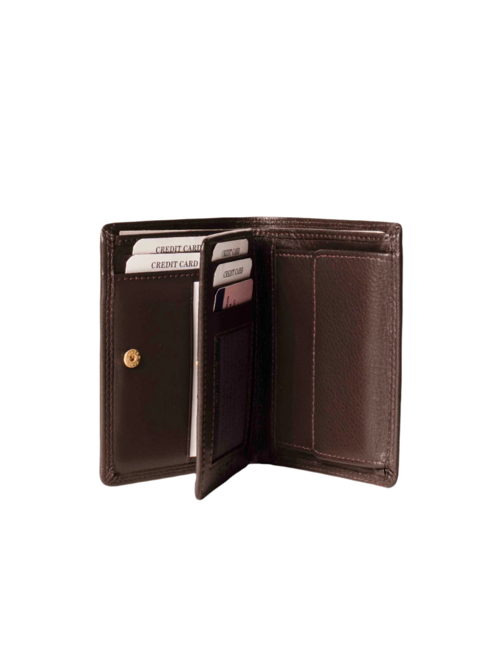 Filato Portrait Men's Leather Wallet With RFID | Dark Brown