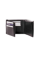 Filato Bi-Fold Men's Leather Wallet With RFID | Black