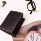 Filato Portrait Men's Leather Wallet With RFID | Black