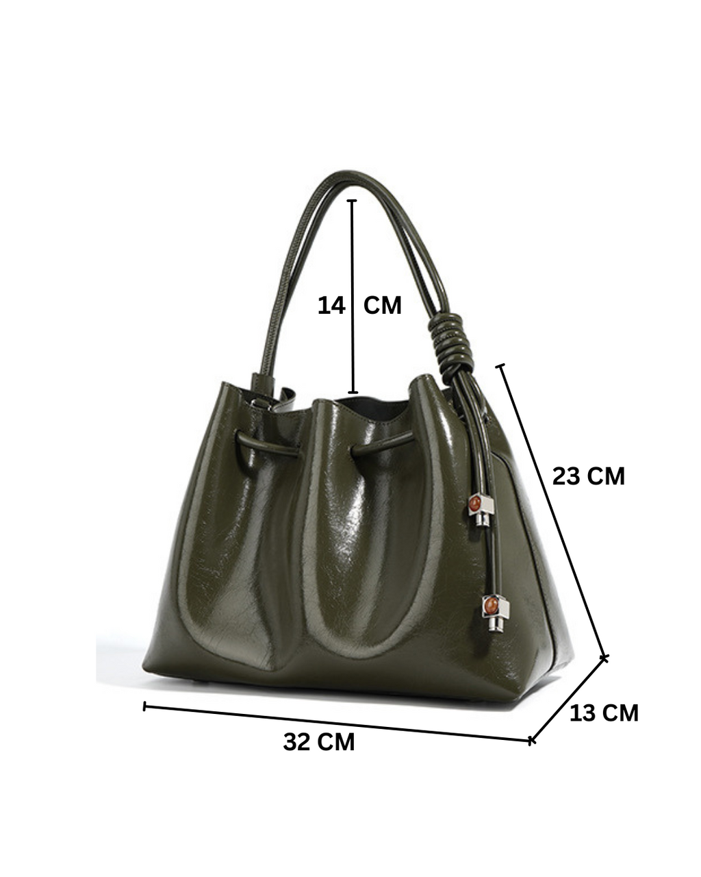 Terra - Ladies Leather Satchel Bag | Oliva