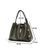 Terra - Ladies Leather Satchel Bag | Oliva