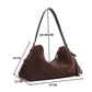 Velena - Ladies suede leather Baguette Bag