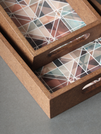 Set of Two Serving Trays