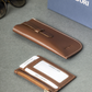 Set of Spectacle Case and Credit Card Holder - Leather