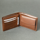 Mens Leather Wallet with RFID blocking - Tan