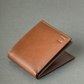 Mens Leather Wallet with RFID blocking - Tan