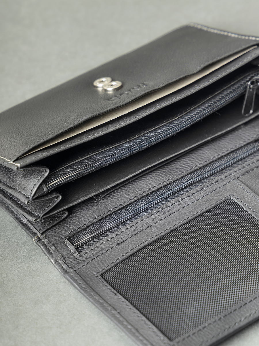 Ladies Leather Wallet With RFID Blocking