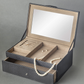 Elegant Jewelry box in faux leather croco design