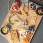 Beautiful cheese board with digital print